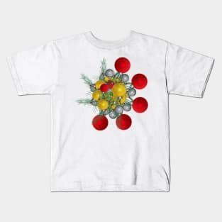 Christmas Tree lights Decorations Kids T-Shirt